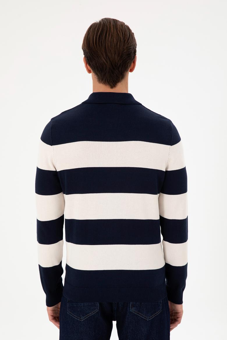 Erkek Lacivert Kazak - 50297019007