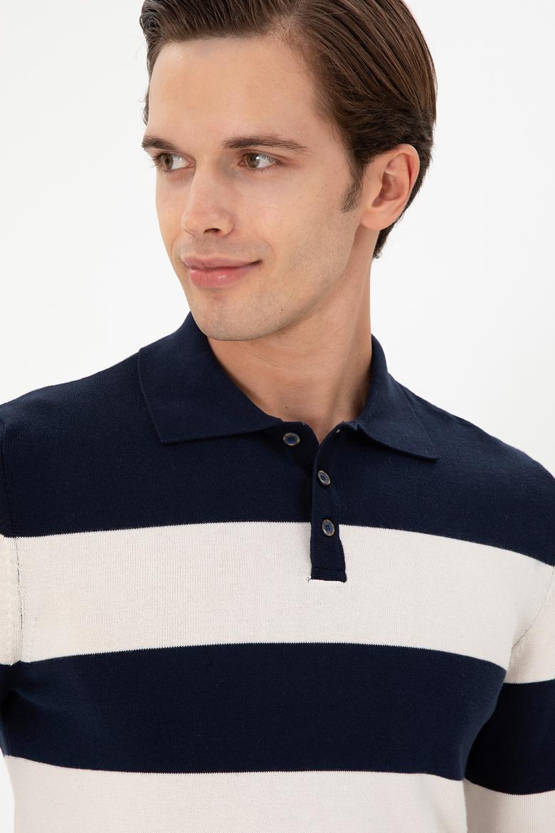 Erkek Lacivert Kazak - 50297019007