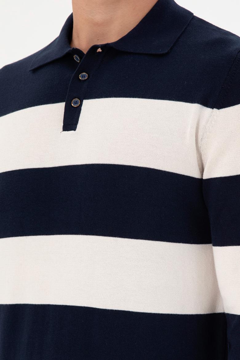 Erkek Lacivert Kazak - 50297019007