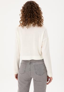 Kadın Kum Triko Hırka - 50297152012