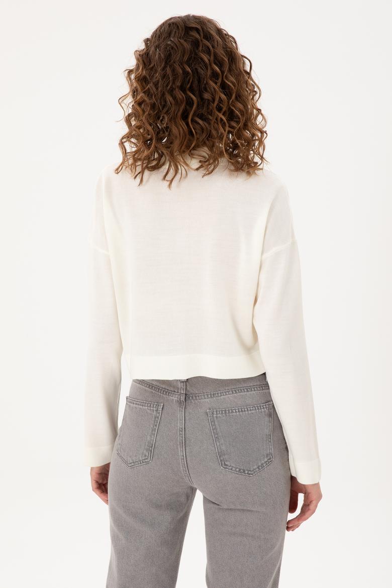 Kadın Kum Triko Hırka - 50297152012