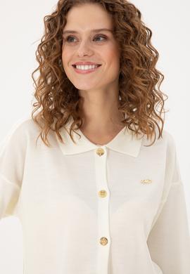 Kadın Kum Triko Hırka - 50297152012