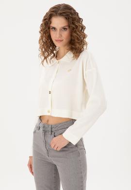 Kadın Kum Triko Hırka - 50297152012