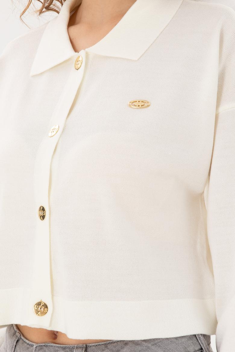 Kadın Kum Triko Hırka - 50297152012