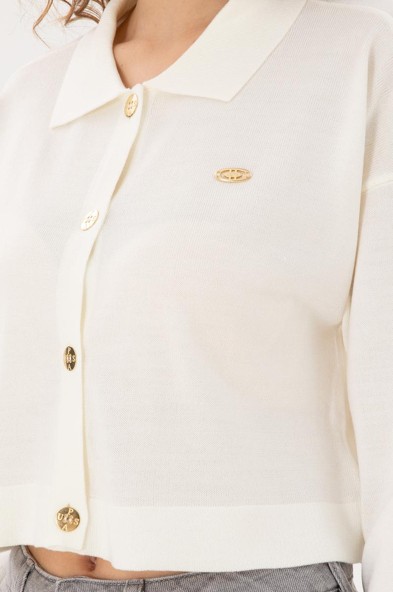 Kadın Kum Triko Hırka