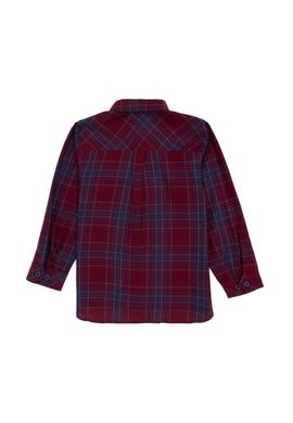 Kız Çocuk Kırmızı Uzun Kollu Gömlek - 50297470004