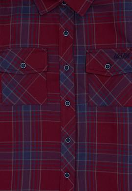 Kız Çocuk Kırmızı Uzun Kollu Gömlek - 50297470004