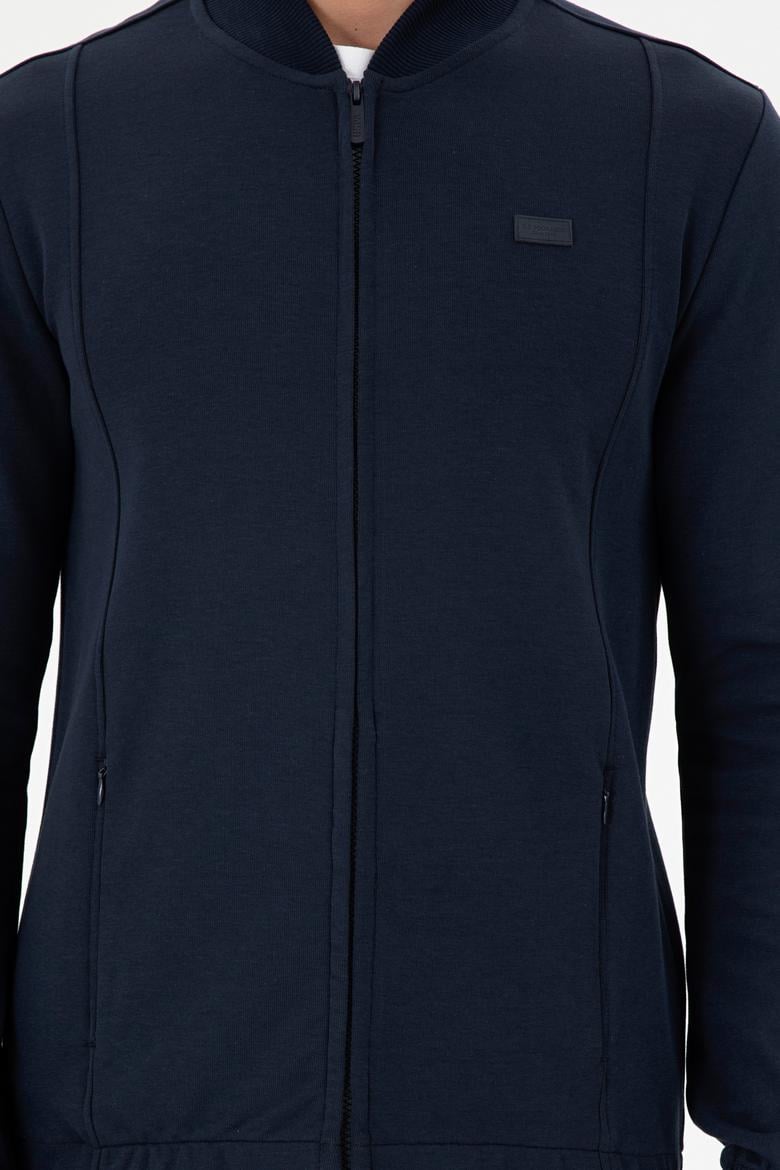 Erkek Lacivert Örme Hırka - 50293386009