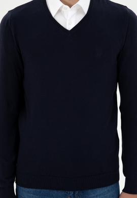 Erkek Lacivert Basic Kazak - 50294764043