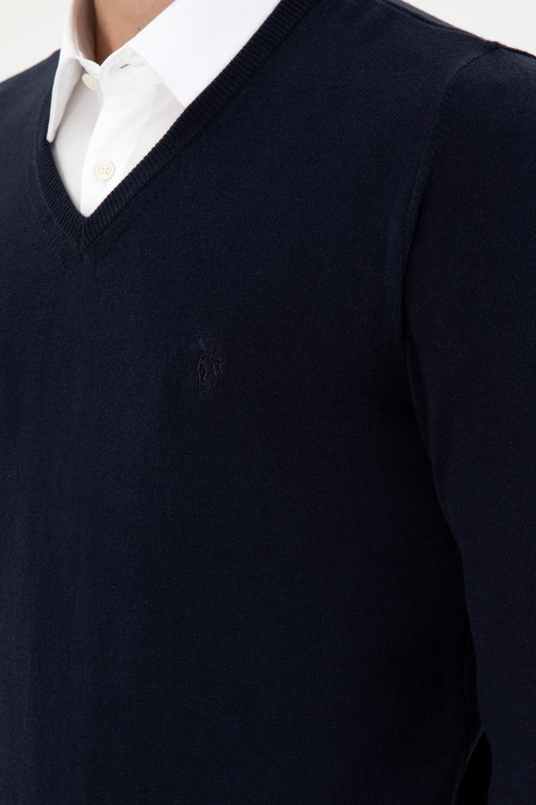 Erkek Lacivert Basic Kazak - 50294764043