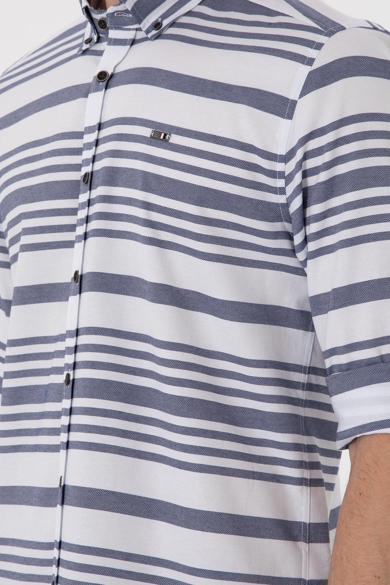 Erkek Lacivert Uzun Kollu Gömlek - 50296609009