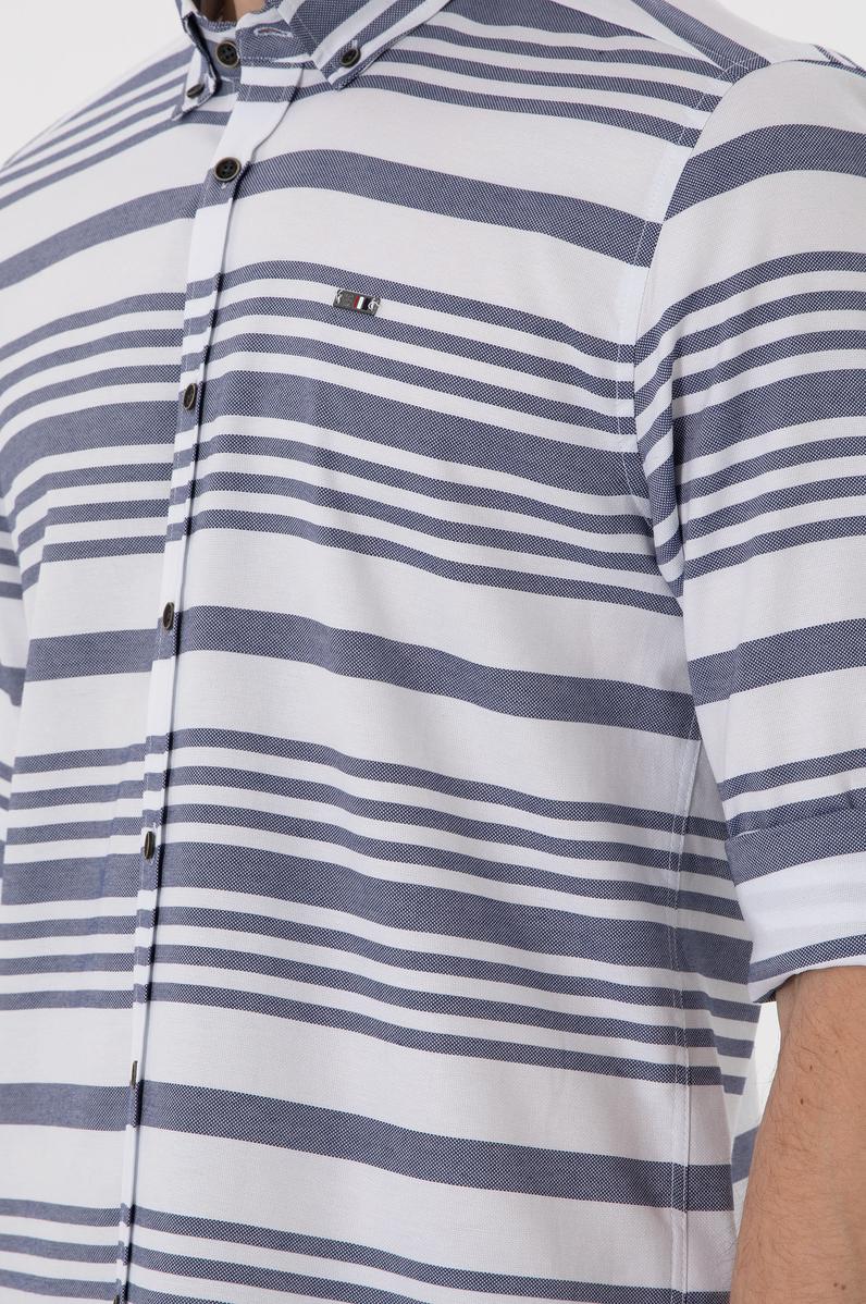 Erkek Lacivert Uzun Kollu Gömlek