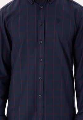 Erkek Lacivert Uzun Kollu Gömlek - 50296597033