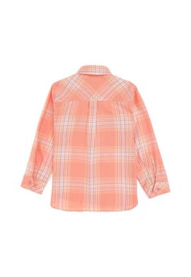 Kız Çocuk Turuncu Uzun Kollu Gömlek - 50297470016