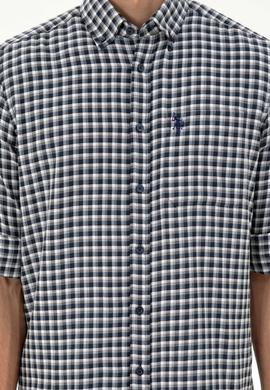 Erkek Lacivert Uzun Kollu Gömlek - 50296628009