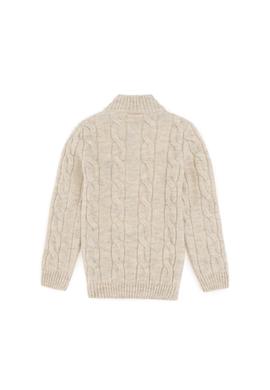 Erkek Çocuk Yarım Fermuarlı Taş Kazak - 50297422028