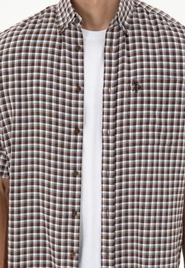 Erkek Kahverengi Uzun Kollu Gömlek - 50296628018