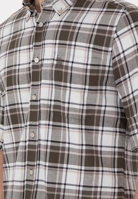 Erkek Açık Haki Uzun Kollu Gömlek - 50296780005