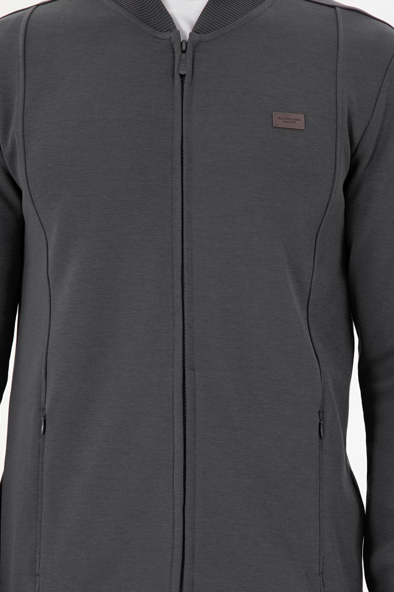 Erkek Antrasit Örme Hırka - 50293386018