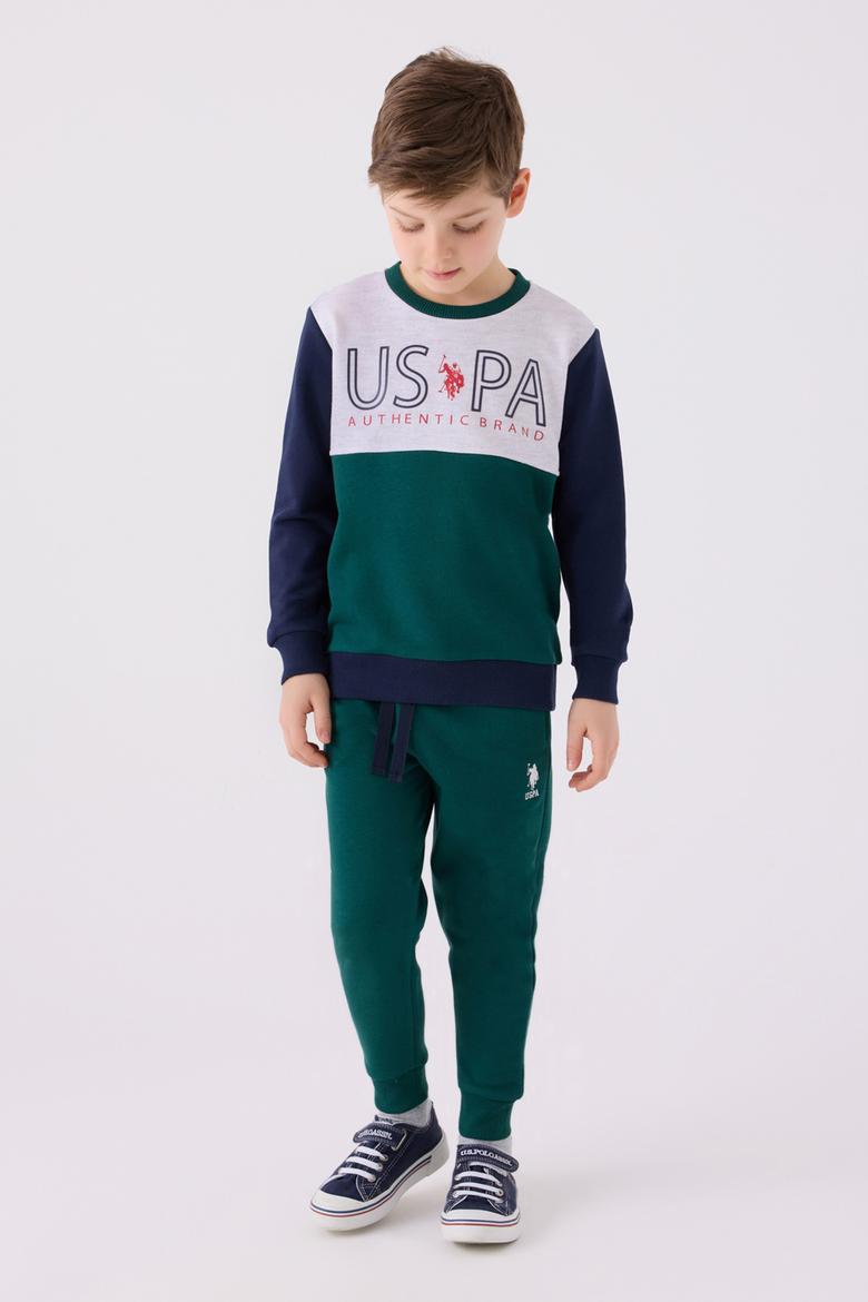 Erkek Çocuk Koyu Yeşil Pijama Takımı - 50299489004