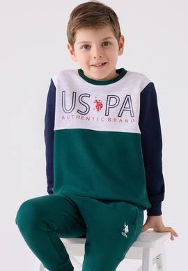 Erkek Çocuk Koyu Yeşil Pijama Takımı - 50299489004