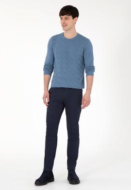 Erkek Lacivert Kanvas / Chino Pantolon - 50294566045