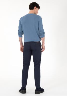 Erkek Lacivert Kanvas / Chino Pantolon - 50294566045