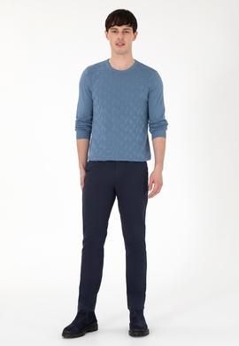 Erkek Lacivert Kanvas / Chino Pantolon - 50294566045