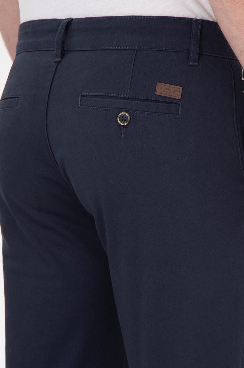 Erkek Lacivert Kanvas / Chino Pantolon