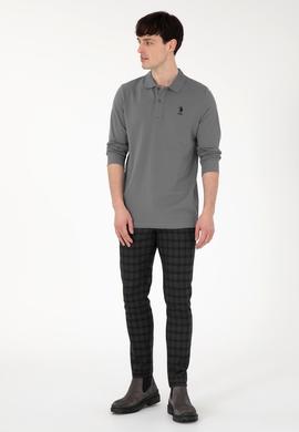 Erkek Antrasit Kanvas Pantolon - 50291206040