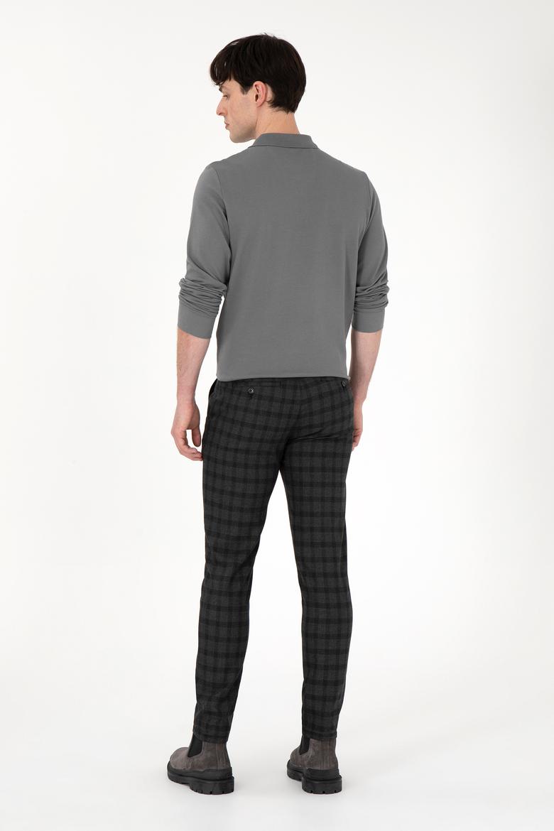 Erkek Antrasit Kanvas Pantolon - 50291206040