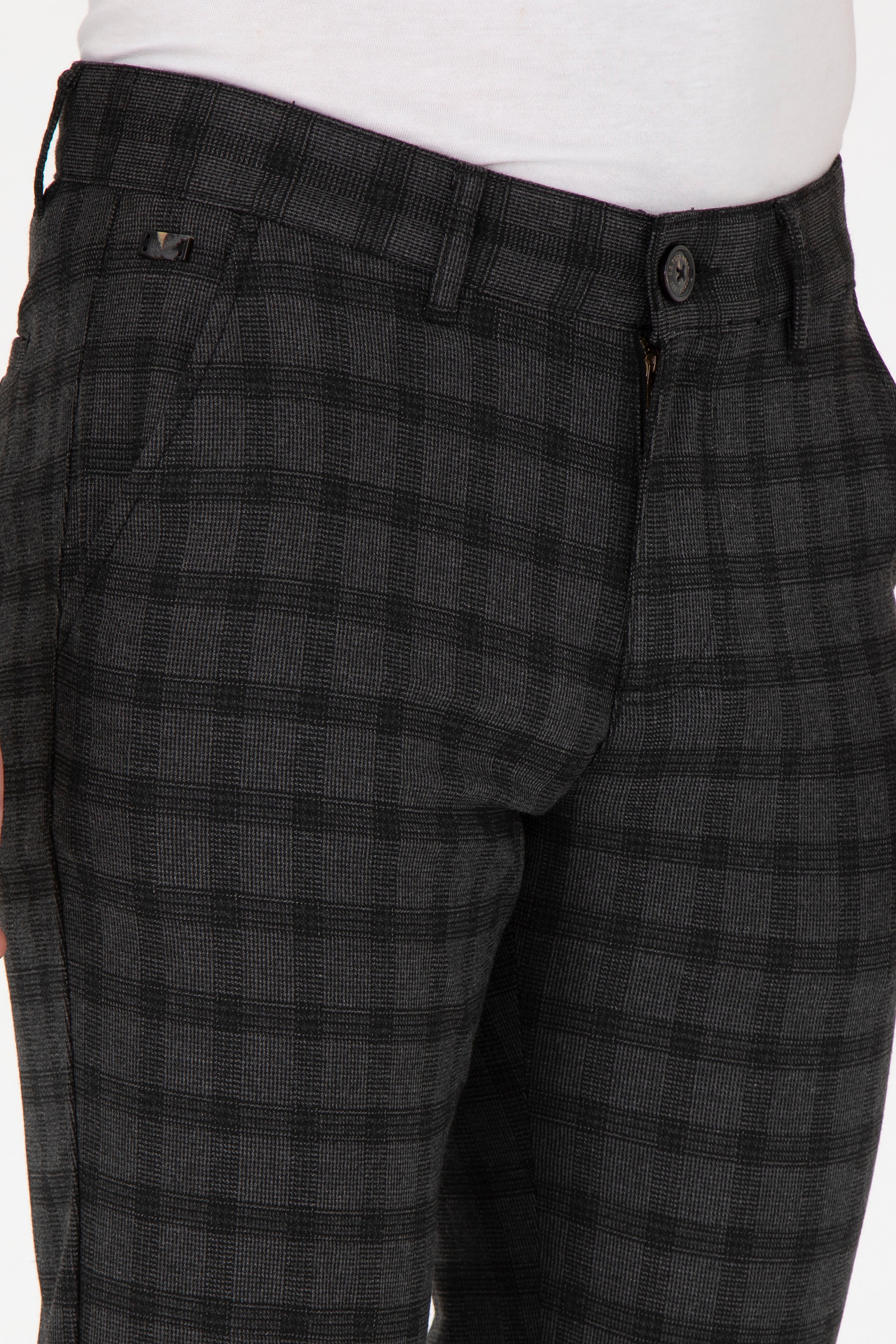 Erkek Slim Fit Antrasit Kanvas Pantolon - Image 5