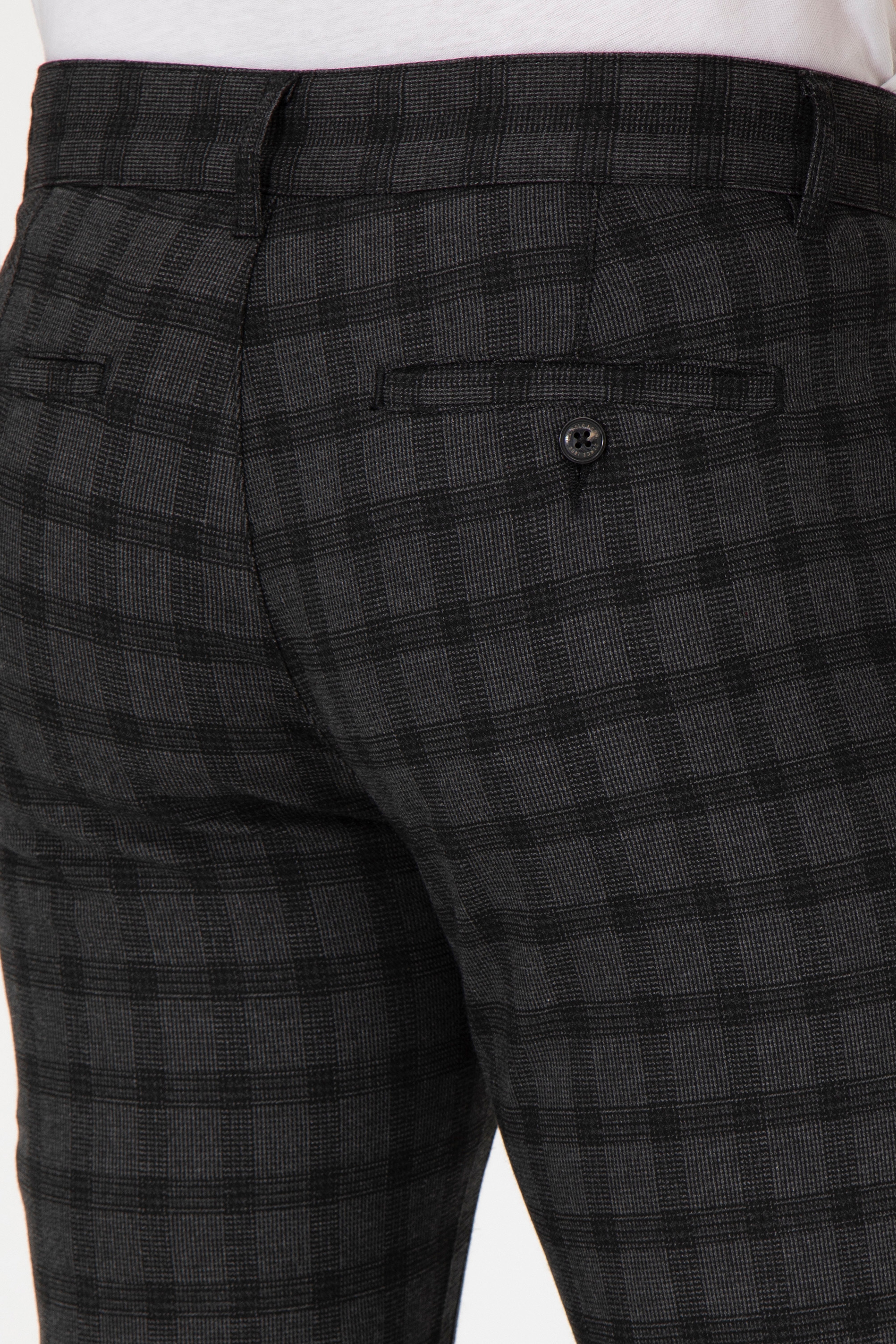 Erkek Slim Fit Antrasit Kanvas Pantolon - Image 6