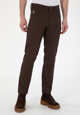 Erkek Kahverengi Kanvas Pantolon - 50291161640