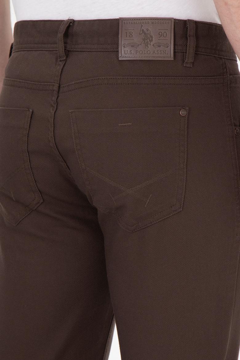 Erkek Kahverengi Kanvas Pantolon - 50291161640