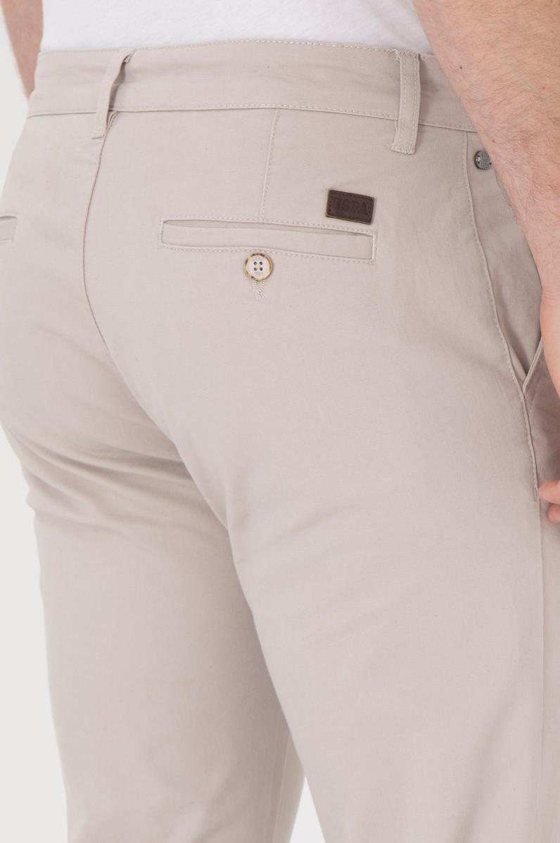 Erkek Taş Kanvas Pantolon