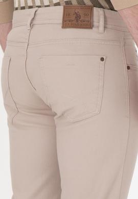 Erkek Koyu Bej Kanvas Pantolon - 50291161556