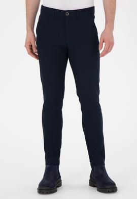 Erkek Lacivert Kanvas Pantolon - 50291166045