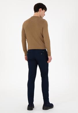 Erkek Lacivert Kanvas Pantolon - 50291166045