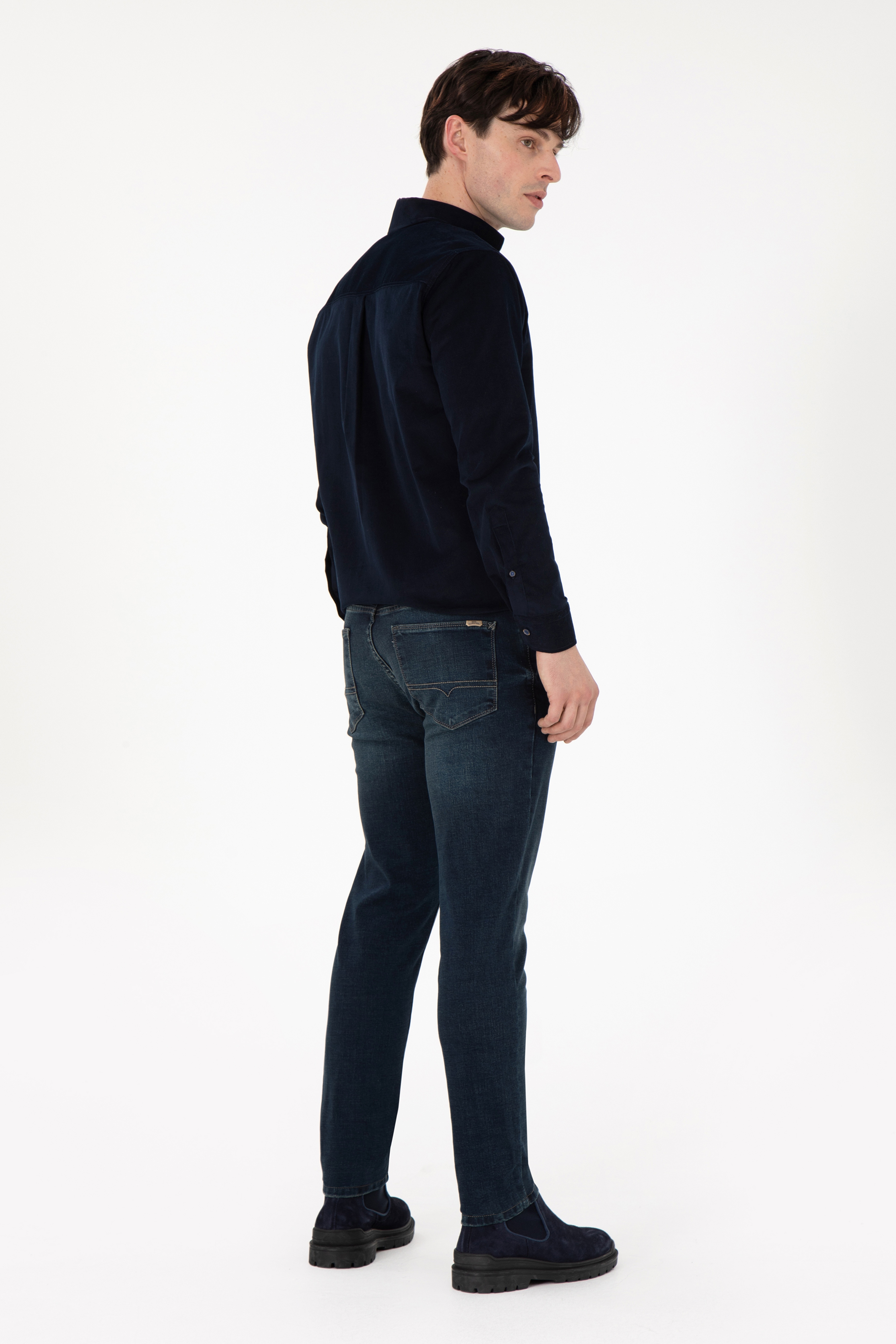Erkek Haki Jean Pantolon - Image 4
