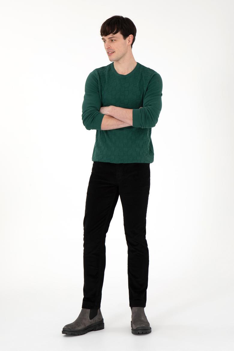 Erkek Siyah Kanvas Pantolon - 50291190346