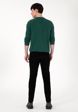 Erkek Siyah Kanvas Pantolon - 50291190346