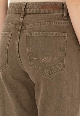 Kadın Açık Kahverengi Loose Fit Jean Pantolon - 50290891005