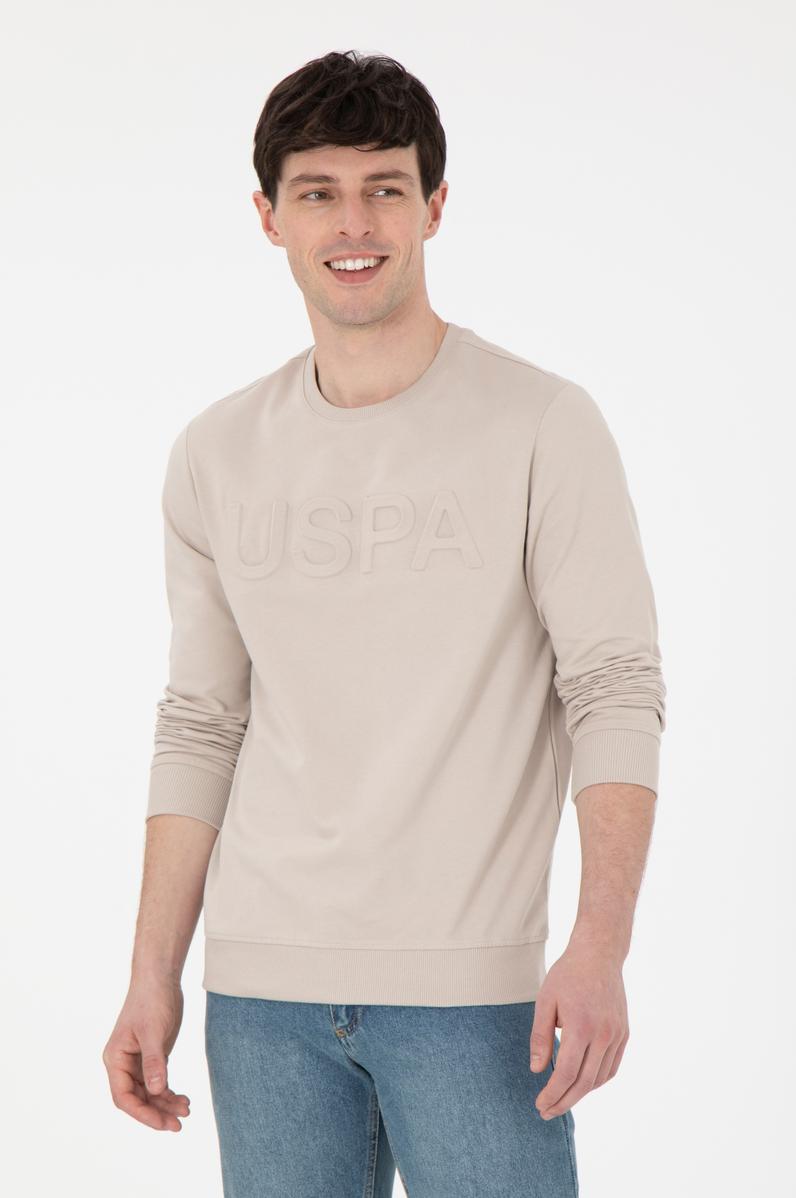 Erkek Taş Basic Sweatshirt
