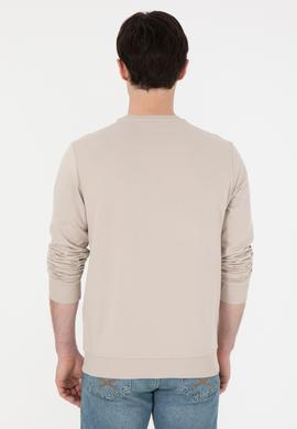 Erkek Taş Basic Sweatshirt - 50289058091