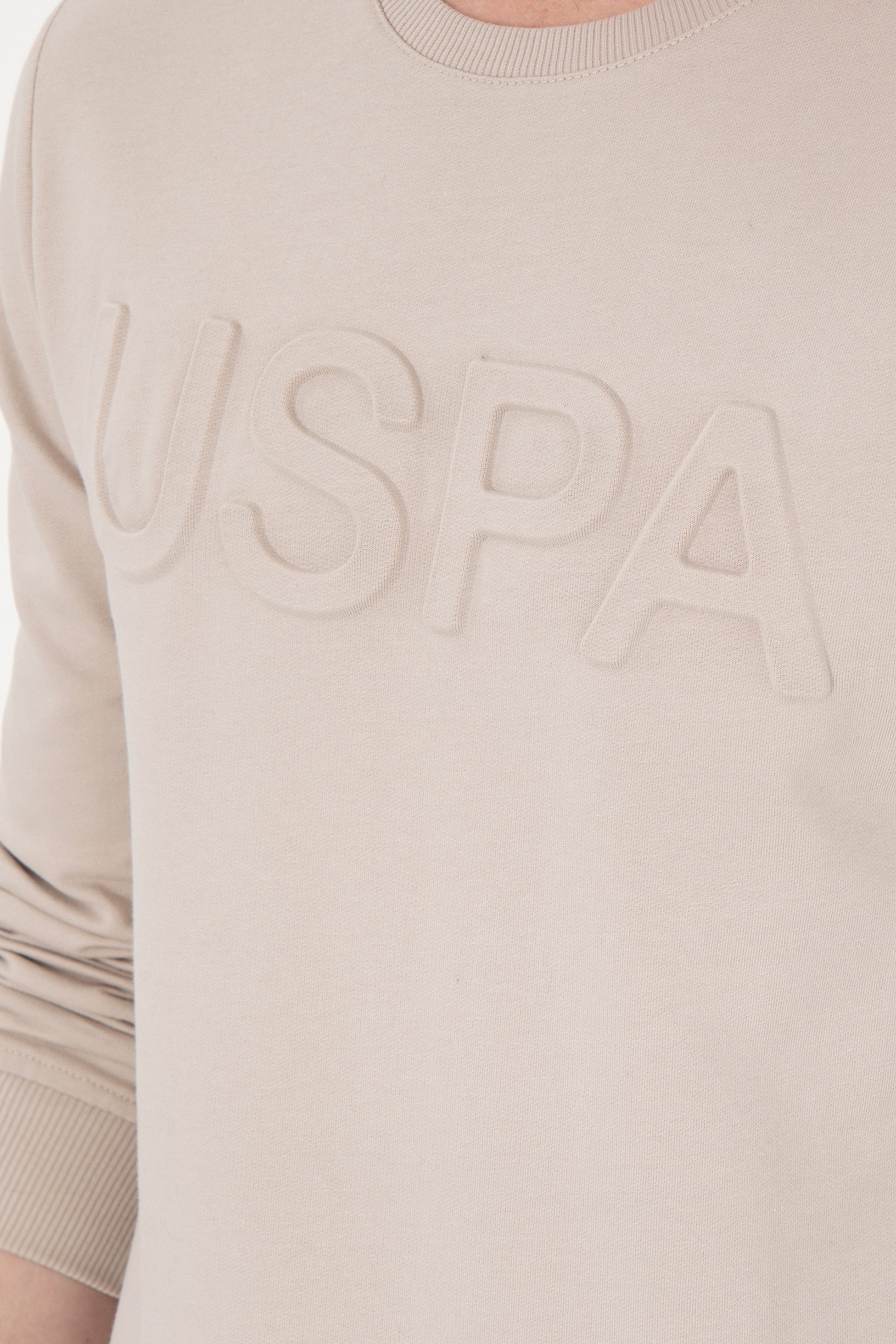 Erkek Taş Basic Sweatshirt