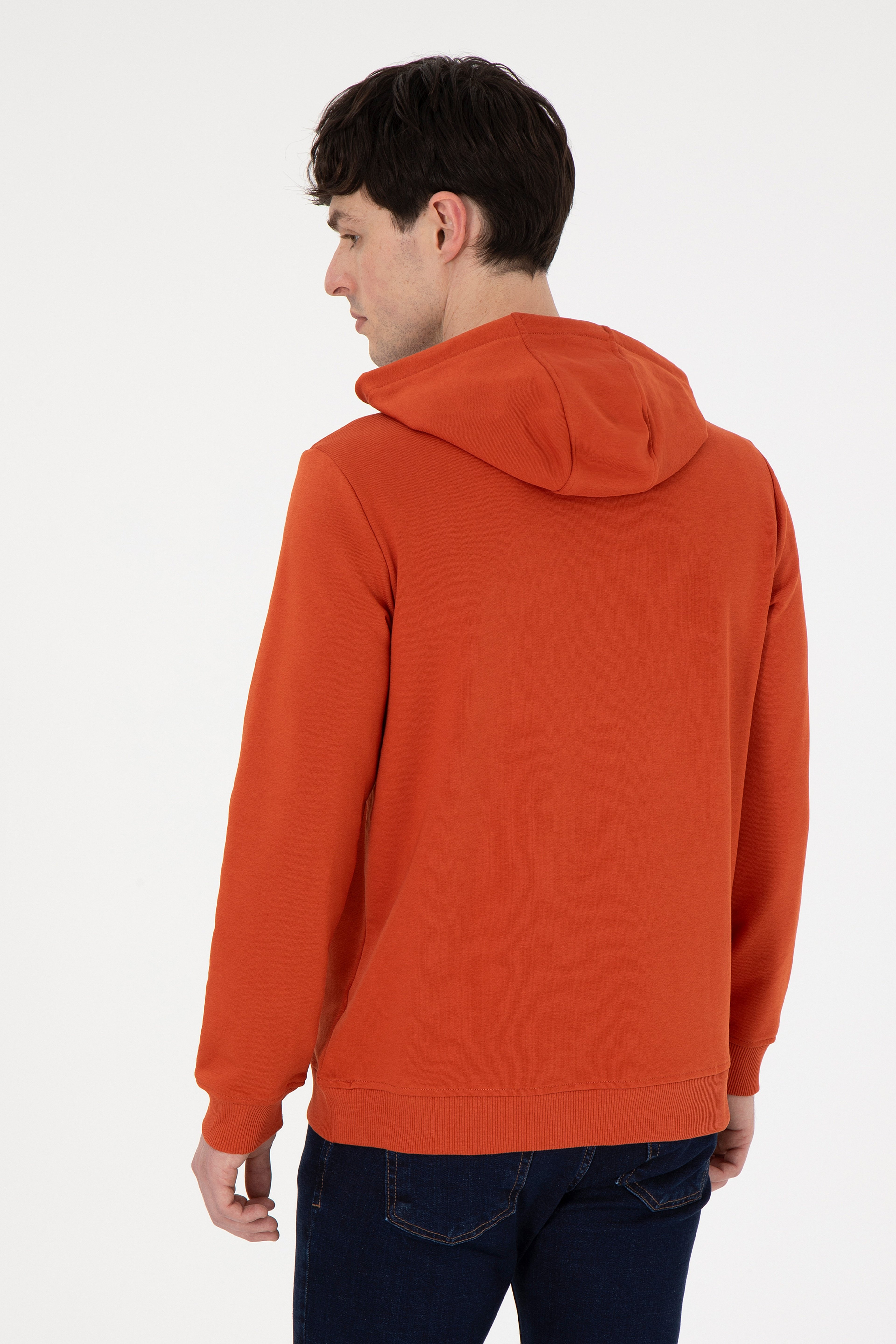 Erkek Kiremit Sweatshirt - Image 5