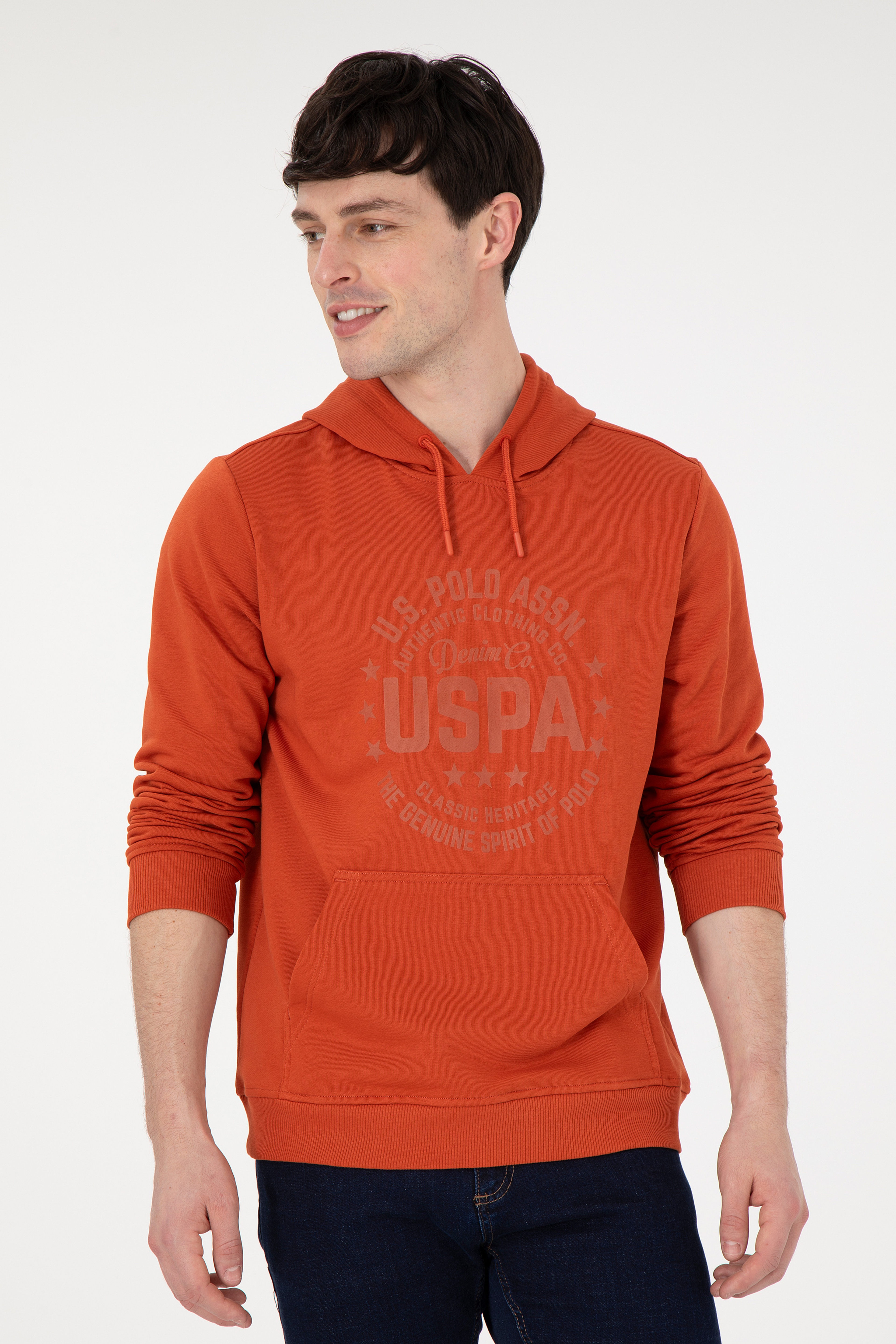 Erkek Kiremit Sweatshirt