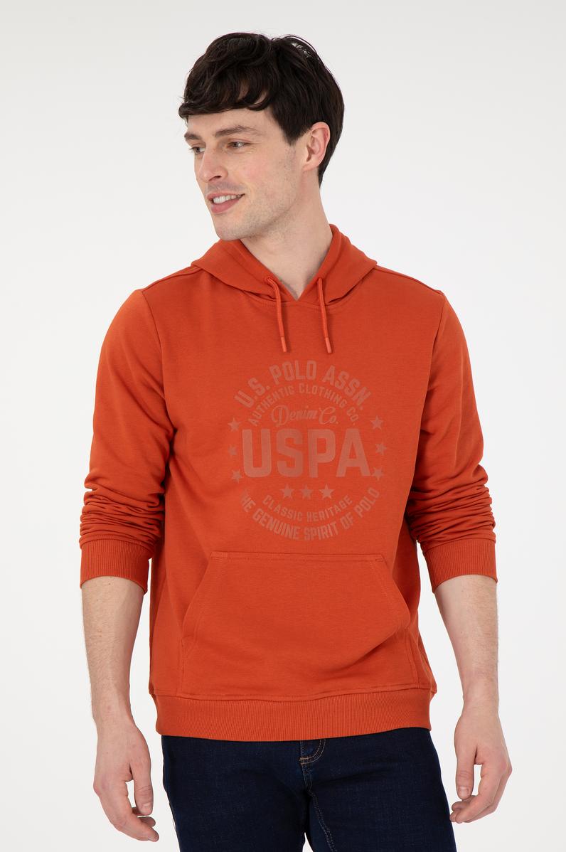 Erkek Kiremit Sweatshirt