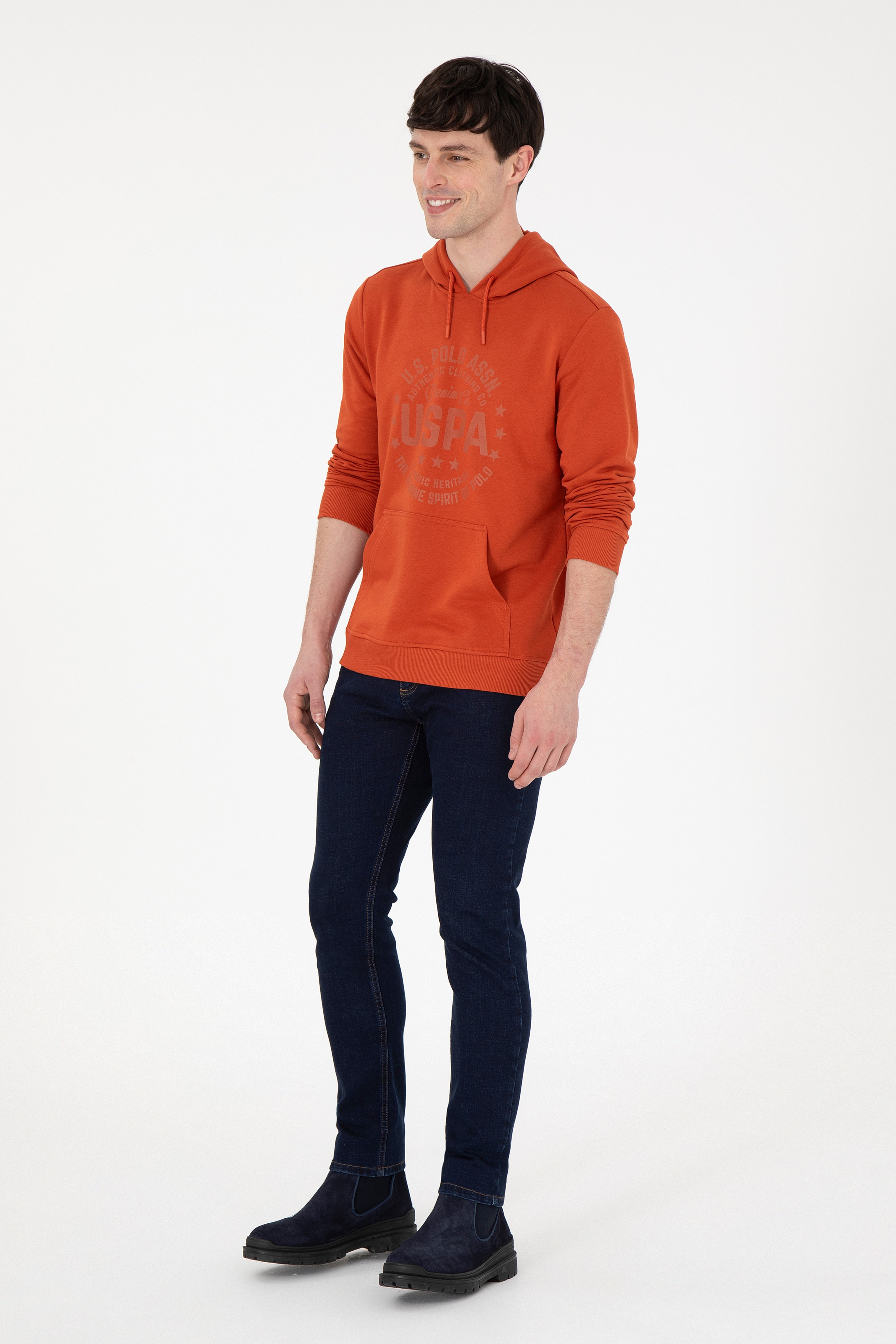 Erkek Kiremit Sweatshirt - Image 4